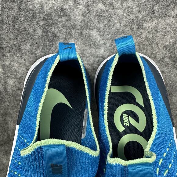 Nike React Phantom Run Flyknit 2 Running Shoes Mens Size 10.5 Blue CJ0277-402 - Picture 7 of 8